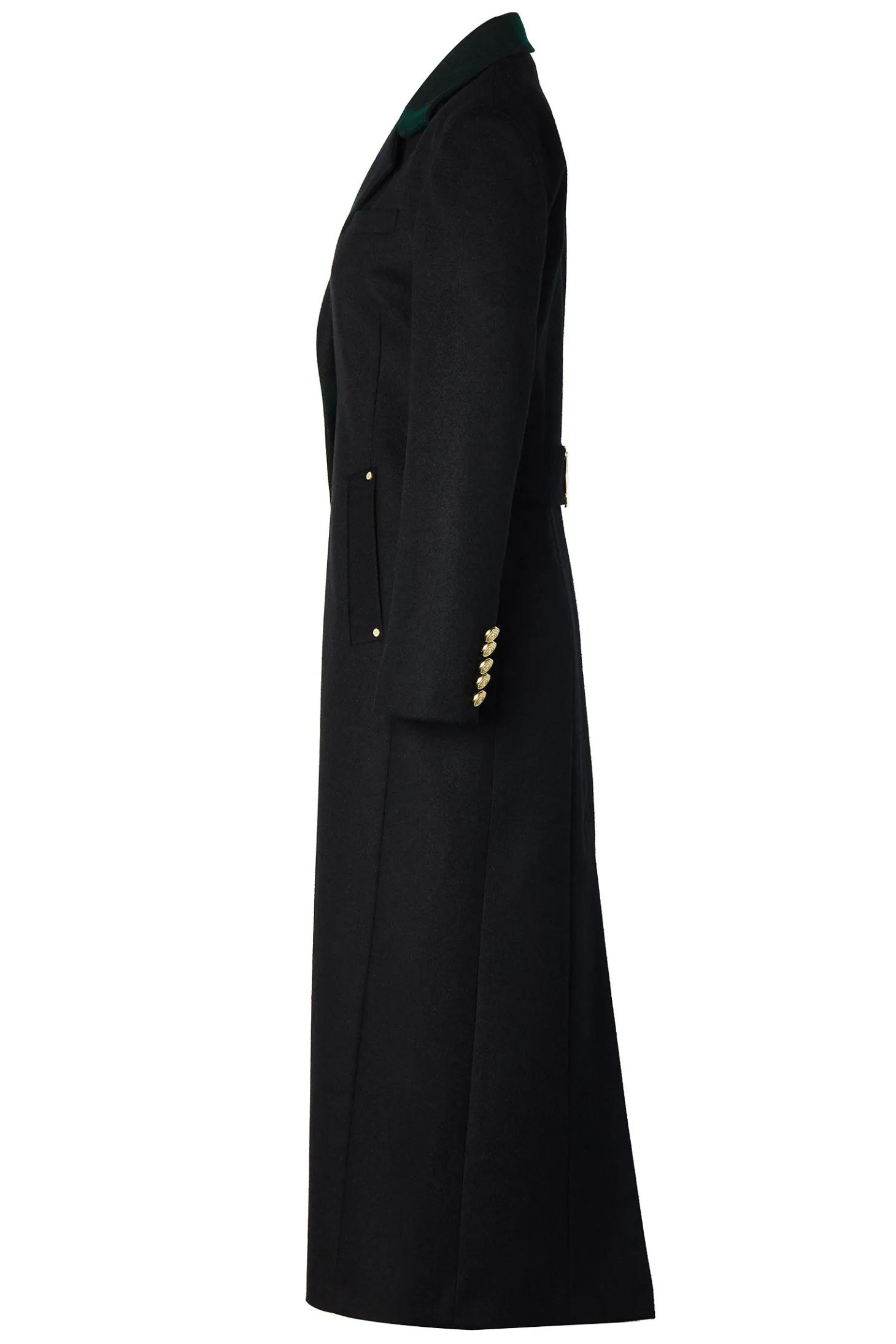 Full Length Regency Coat (Soft Navy Blackwatch)
