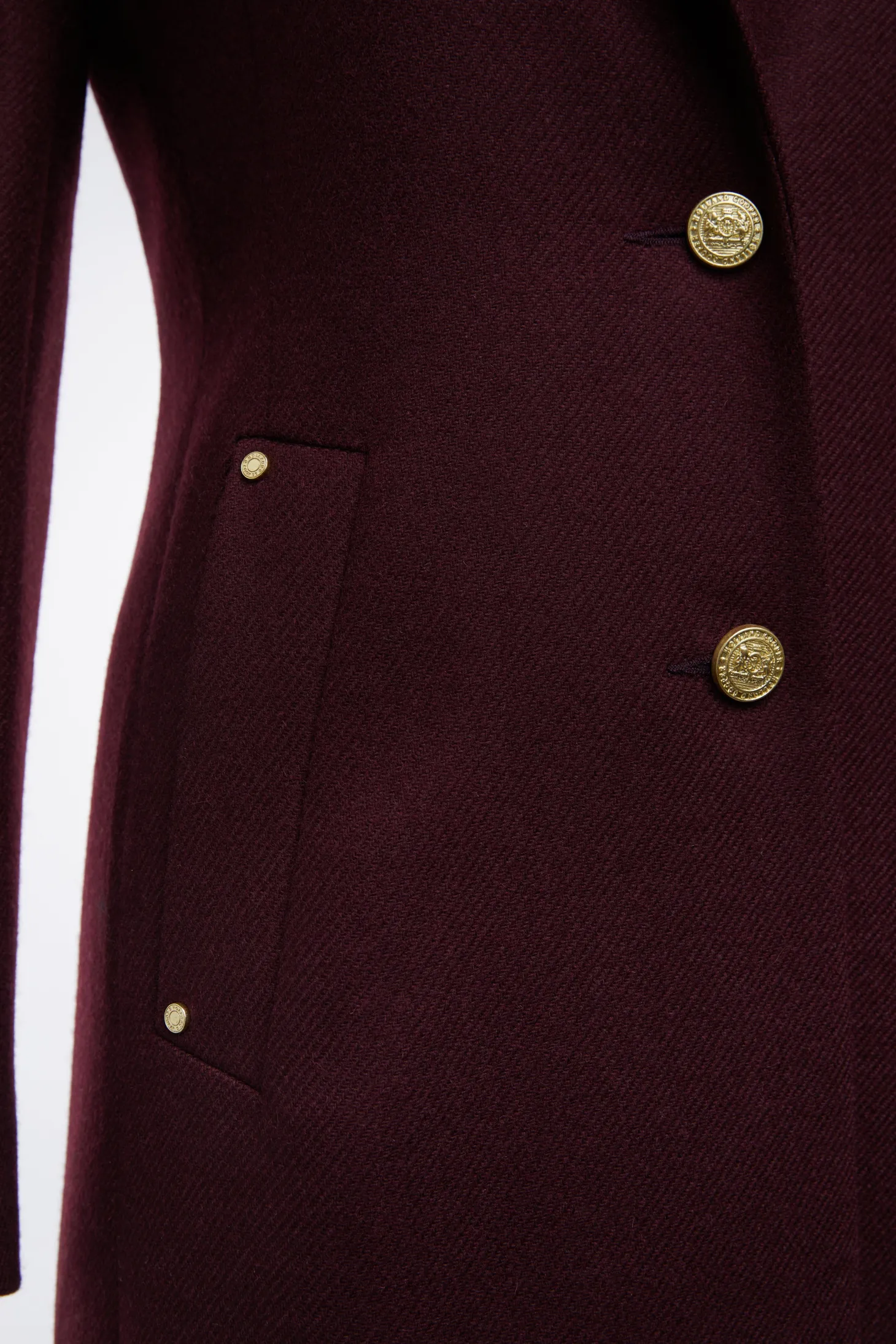 Full Length Regency Coat (Mulberry)