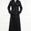 Gatcombe Full Length Trench Coat (Black)