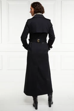 Gatcombe Full Length Trench Coat (Black)