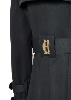 Gatcombe Full Length Trench Coat (Black)