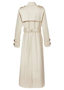 Gatcombe Full Length Trench Coat (Stone)