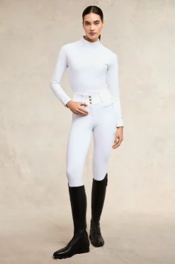 Gatcombe Long Sleeve Show Shirt (White)
