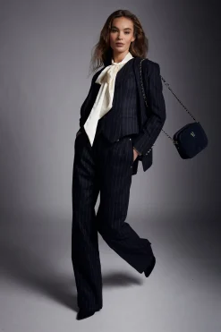 Hampton Waistcoat (Navy Chalk Pinstripe)