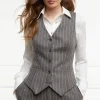 Hampton Waistcoat (Soft Grey Pinstripe)