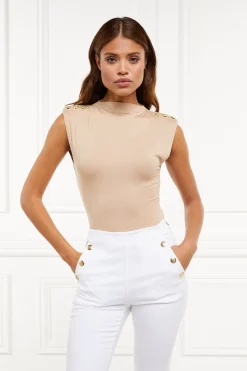 Harper Bodysuit (Light Camel)