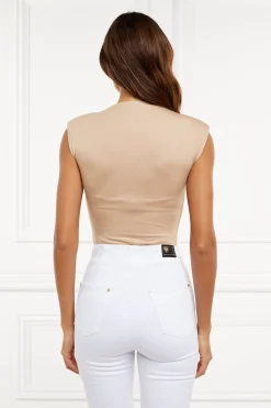 Harper Bodysuit (Light Camel)