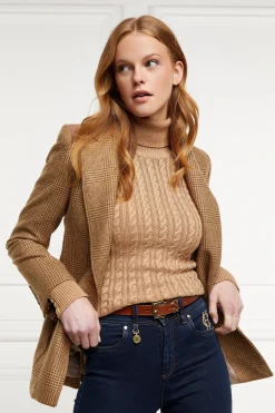 HC Slim Logo Belt (Tan)