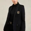 Henley Blazer (Black Black)