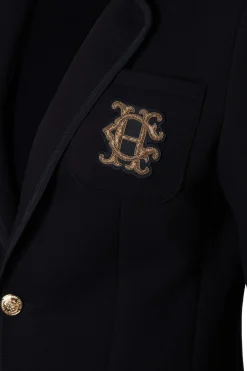 Henley Blazer (Black Black)