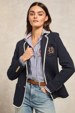 Henley Blazer (Ink Navy)