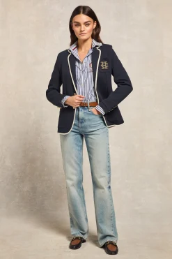 Henley Blazer (Ink Navy)
