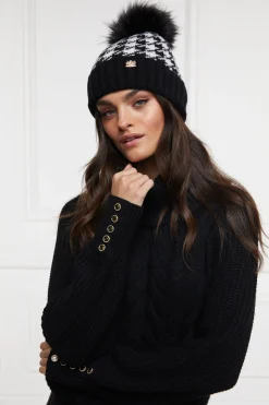 Heritage Bobble Hat (Houndstooth)