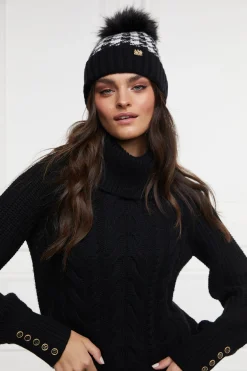 Heritage Bobble Hat (Houndstooth)