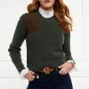 Heritage Crew Neck Knit (Forest Marl)