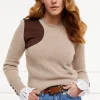 Heritage Crew Neck Knit (Latte Marl)
