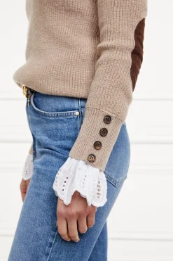 Heritage Crew Neck Knit (Latte Marl)