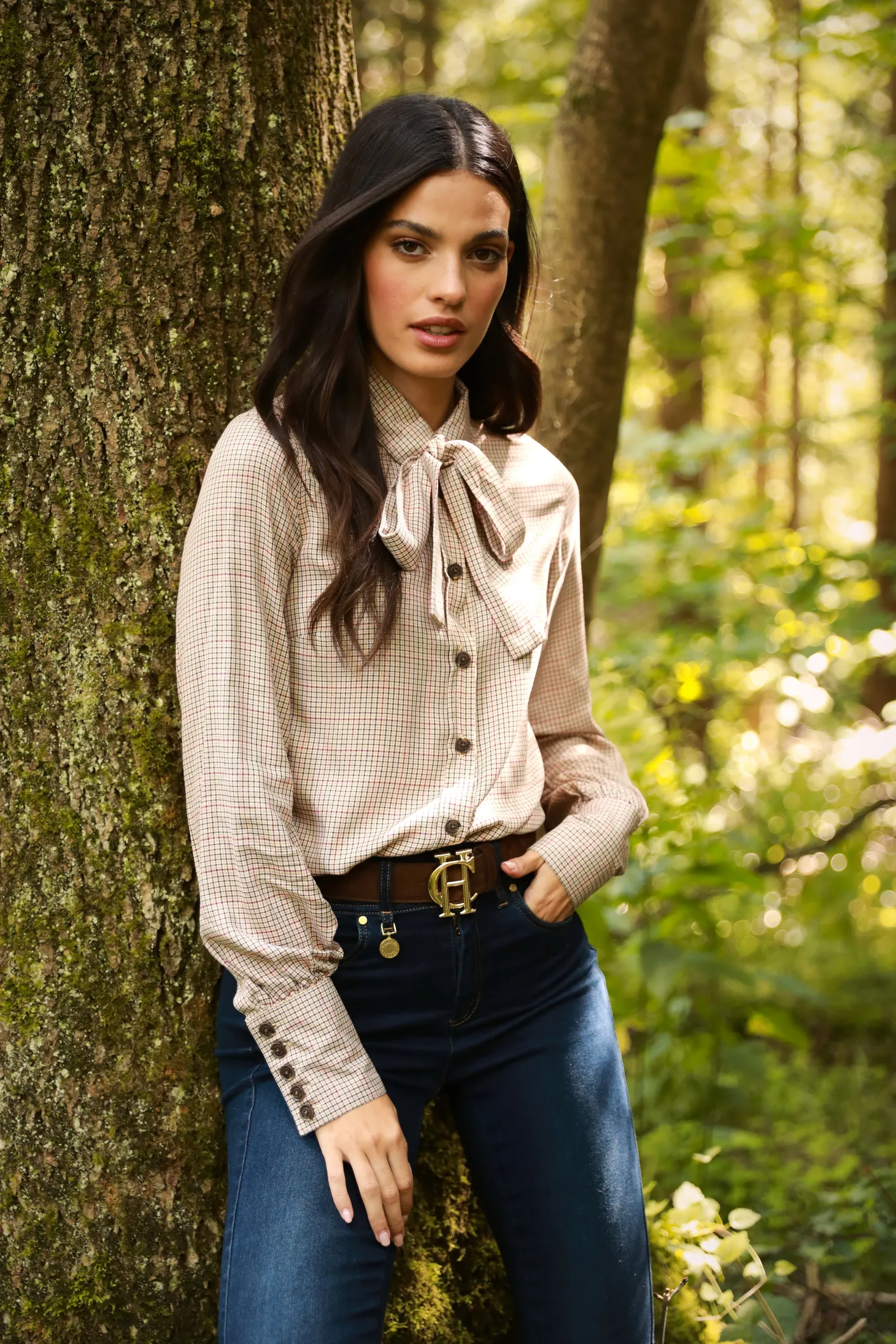 Heritage Shirt (Oatmeal Check)