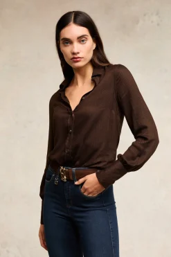 Heritage Shirt (Tobacco Herringbone)