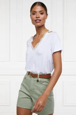 High Rise Denim Short (Sage)