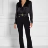 High Rise Flared Jean (Stay Black)