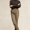 High Waisted Peg Trouser (Hailes Green Tweed)
