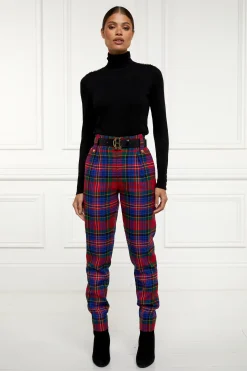 High Waisted Peg Trouser (Macpherson)
