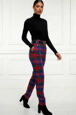 High Waisted Peg Trouser (Macpherson)