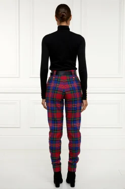 High Waisted Peg Trouser (Macpherson)