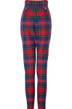 High Waisted Peg Trouser (Macpherson)