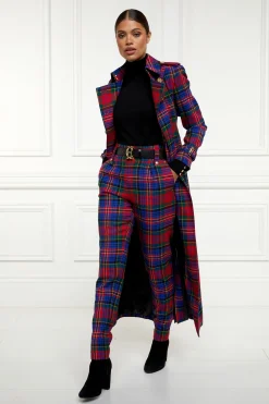 High Waisted Peg Trouser (Macpherson)