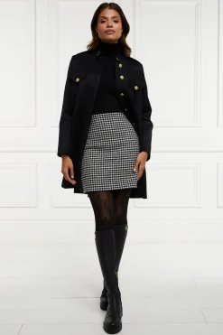 Highbury Cape Coat (Black Twill)