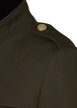 Highbury Cape Coat (Khaki Barathea)