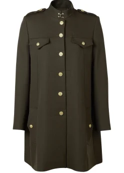 Highbury Cape Coat (Khaki Barathea)