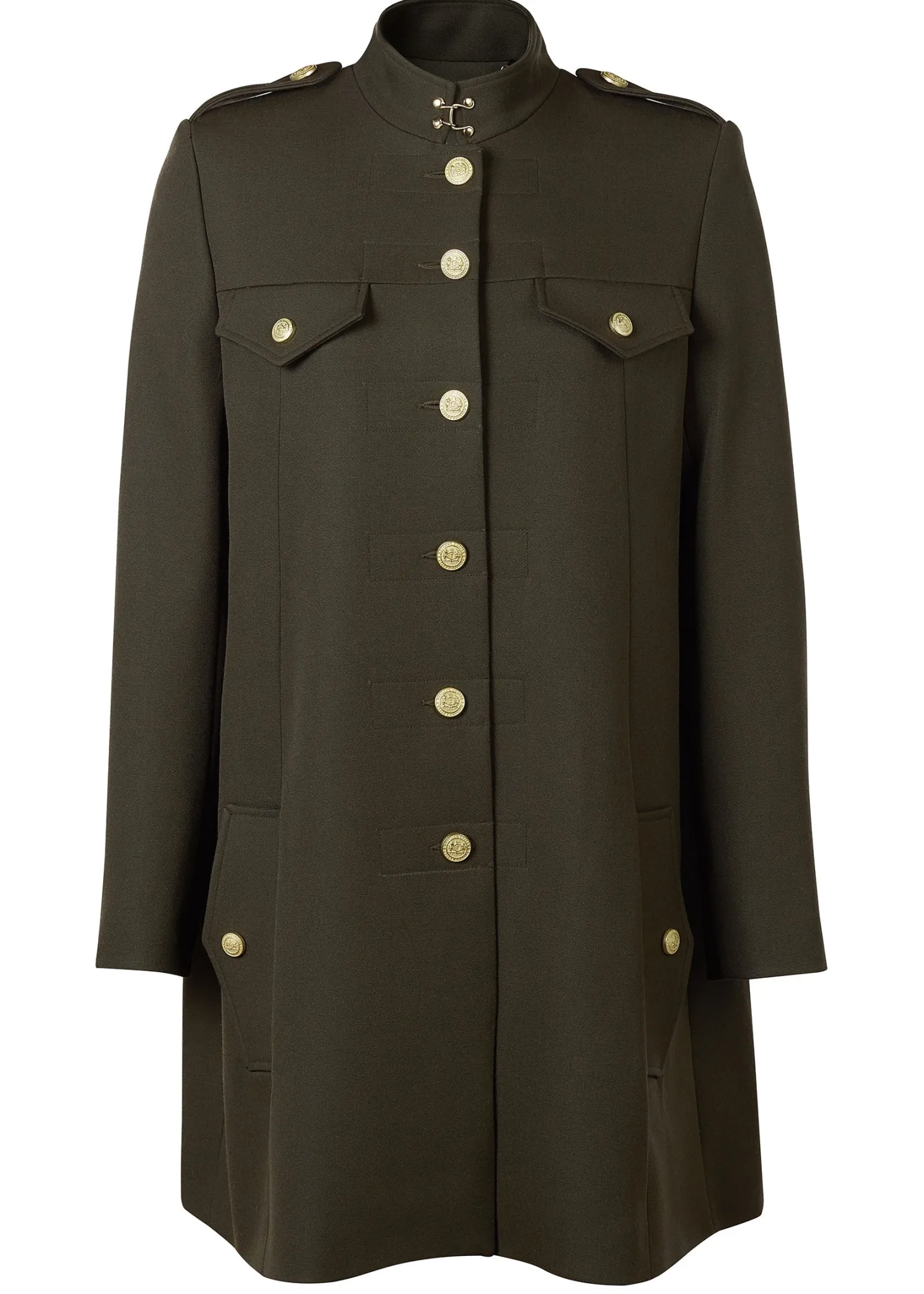 Highbury Cape Coat (Khaki Barathea)