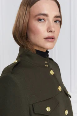 Highbury Cape Coat (Khaki Barathea)