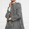 Highbury Cape Coat (Large Scale Houndstooth)