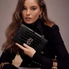 Highbury Clutch Bag (Black Gold)