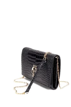 Highbury Clutch Bag (Black Gold)