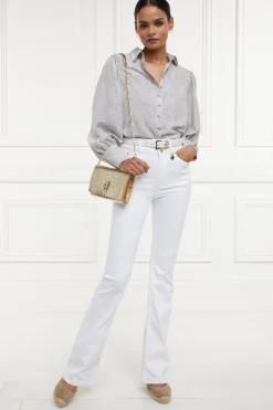 Highbury Clutch Bag (Gold Croc)