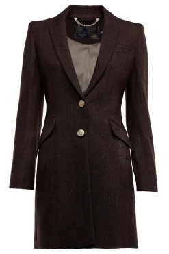 Highgrove Coat (Chocolate Herringbone)