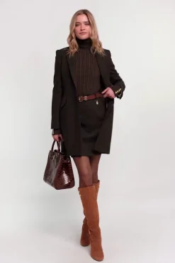 Highgrove Coat (Chocolate Herringbone)
