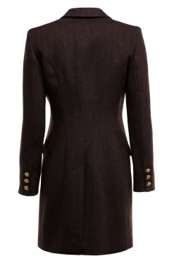 Highgrove Coat (Chocolate Herringbone)