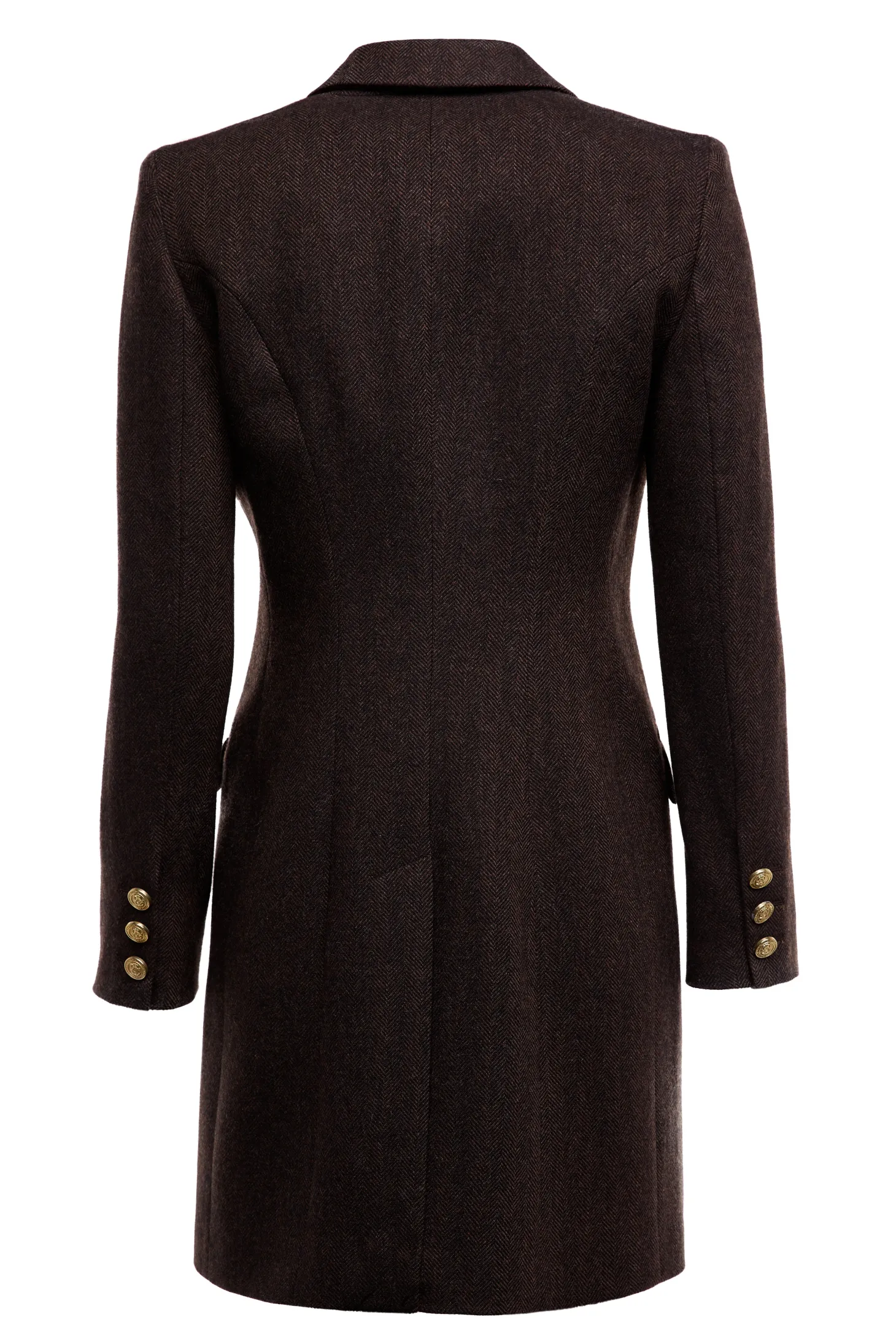 Highgrove Coat (Chocolate Herringbone)