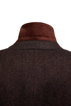 Highgrove Coat (Chocolate Herringbone)