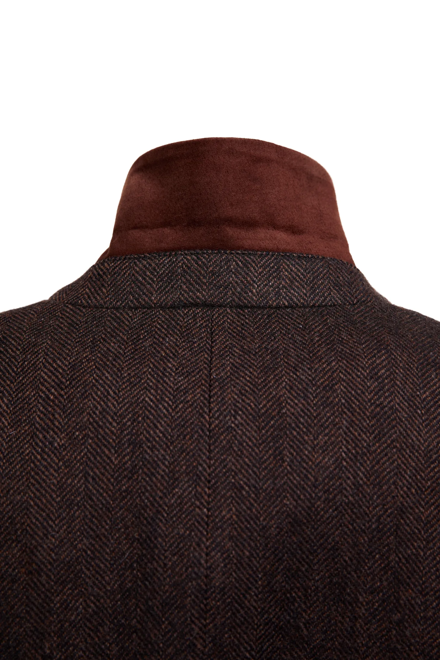 Highgrove Coat (Chocolate Herringbone)