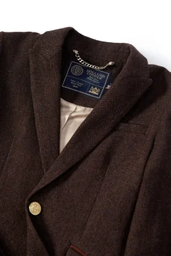 Highgrove Coat (Chocolate Herringbone)