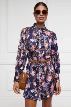 Isla Mini Dress (Seychelles Navy)