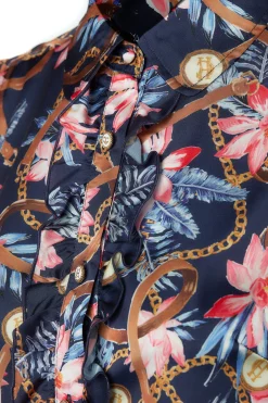 Isla Mini Dress (Seychelles Navy)