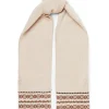 Jennifer Fairisle Scarf (Light Camel)